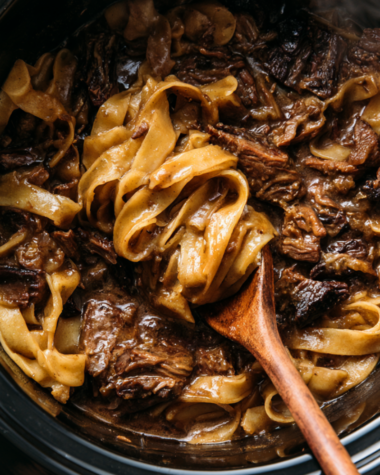 Beef and Noodles Crockpot.