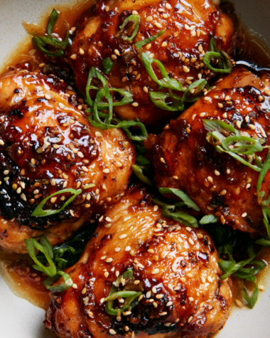 Crockpot honey garlic chicken thighs