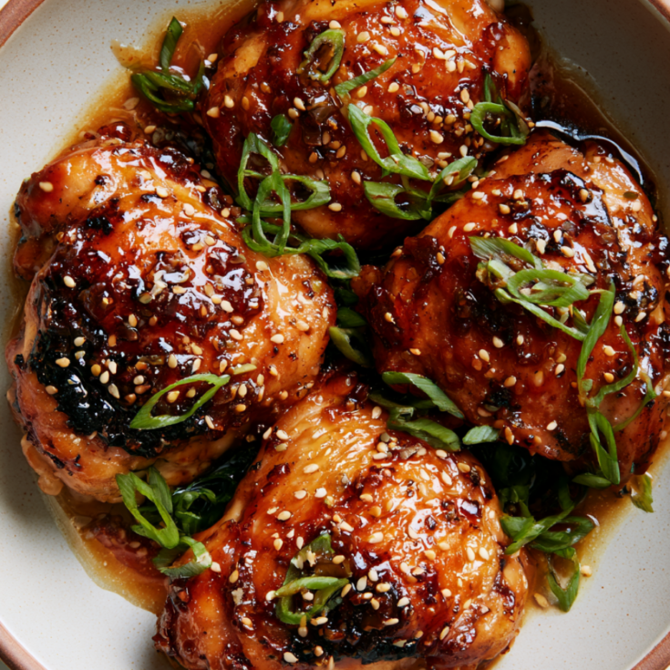Crockpot honey garlic chicken thighs
