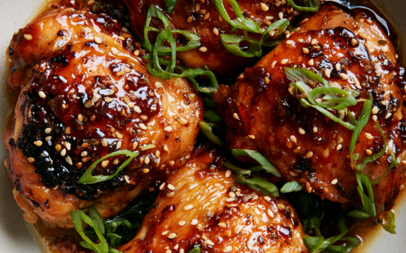 Crockpot honey garlic chicken thighs