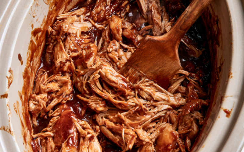 Crockpot BBQ Pulled Chicken