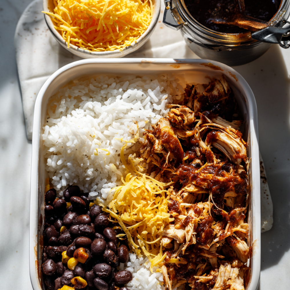 Crockpot BBQ Pulled Chicken-meal prep