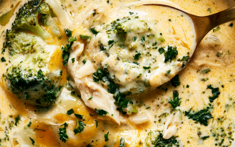 Crockpot Broccoli Cheese Soup (2)