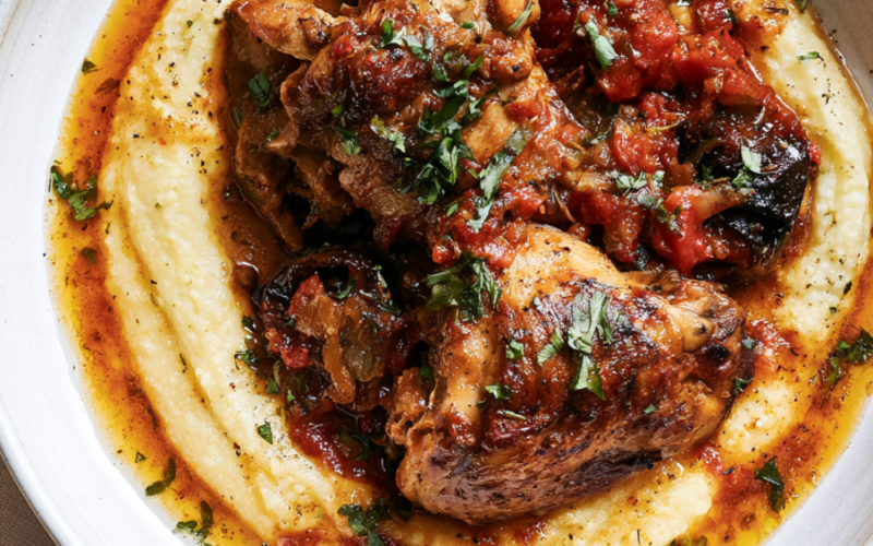 Crockpot Chicken Cacciatore