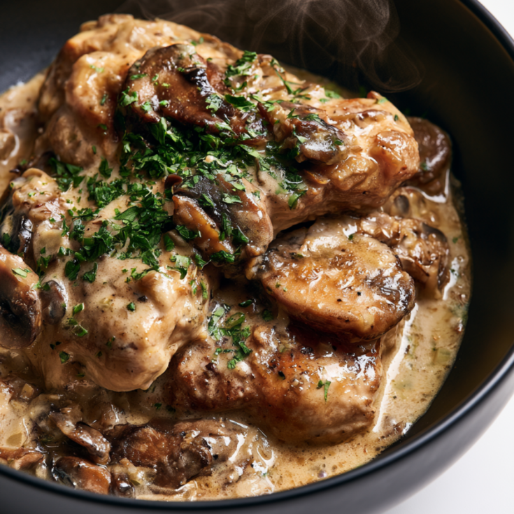 Crockpot Chicken Marsala