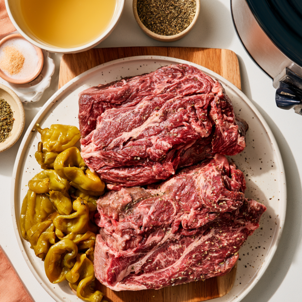 Crockpot Italian Beef-ingredients