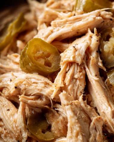 Crockpot Mississippi Chicken-shredded