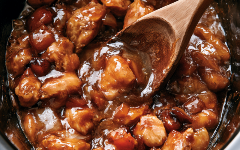 Crockpot Sweet and Sour Chicken