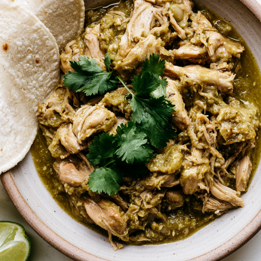 Salsa Verde Chicken Crockpot 