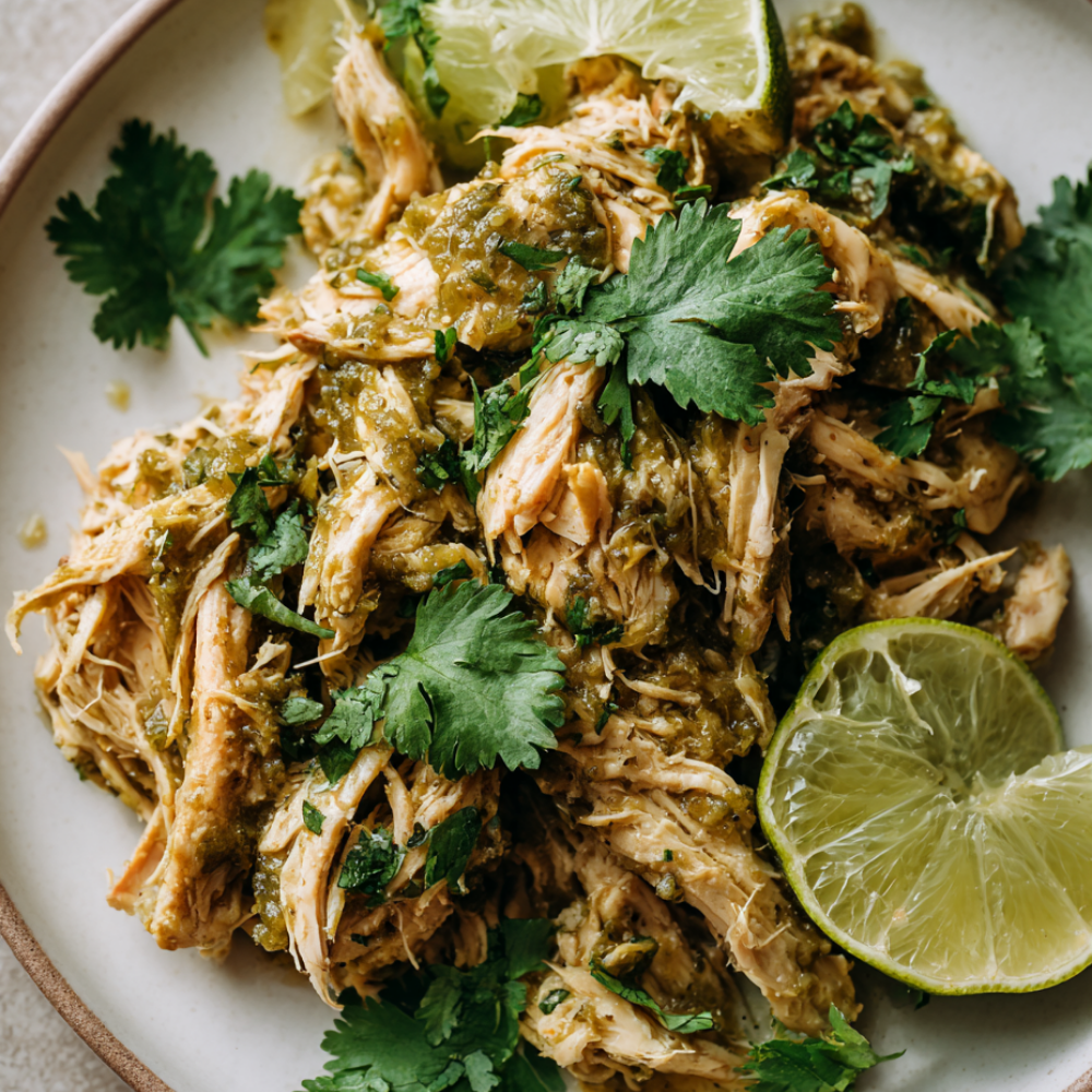 Salsa Verde Chicken Crockpot