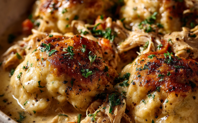 Crockpot chicken and dumpling recipe