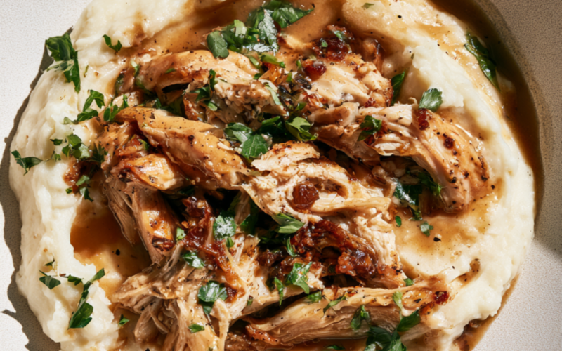 Crockpot Chicken and Gravy