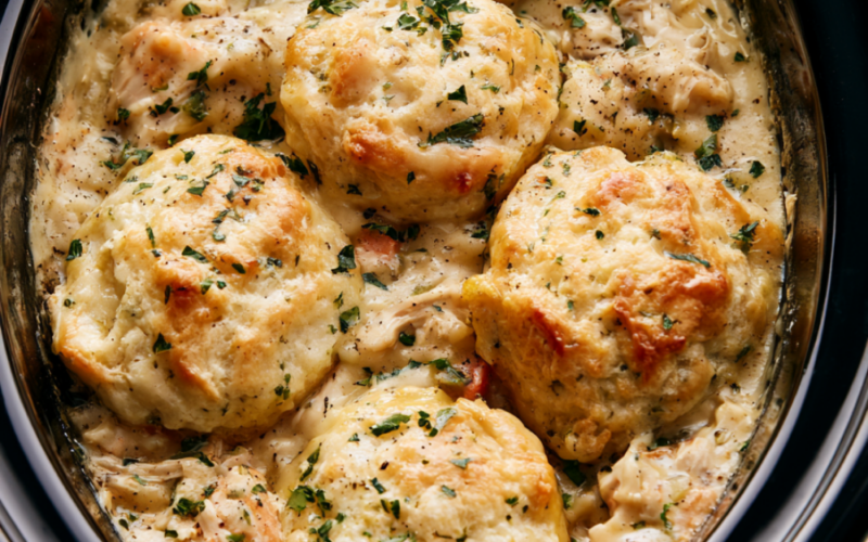 crockpot chicken pot pie