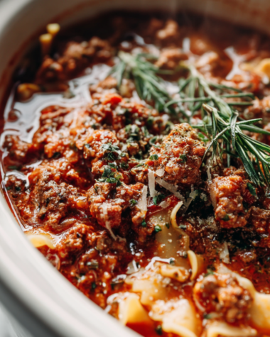 crockpot lasagna soup recipe