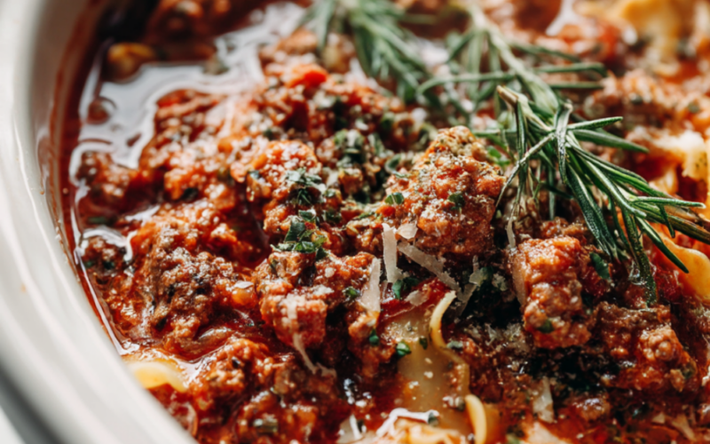 crockpot lasagna soup recipe