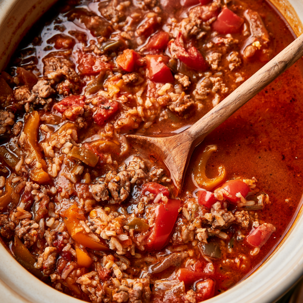 crockpot stuffed pepper soup