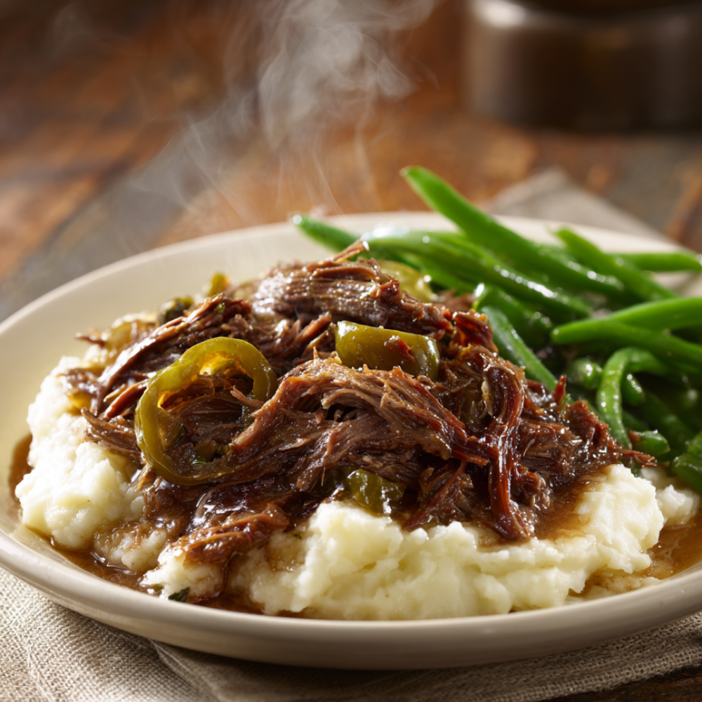 mississippi pot roast crockpot-dinner