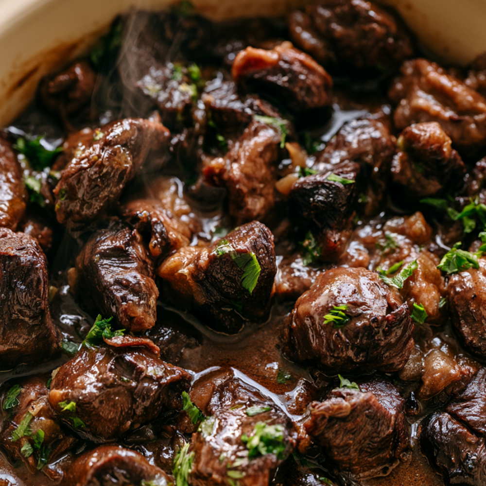 1. Crockpot Beef Tips