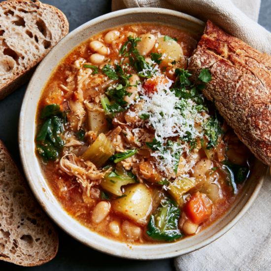 Cozy High-Protein Crockpot Vegetable Soup