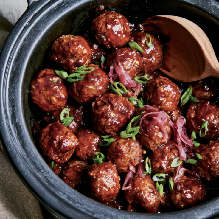 Crockpot BBQ Meatballs
