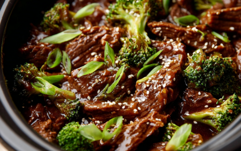 Crockpot Beef and Broccoli
