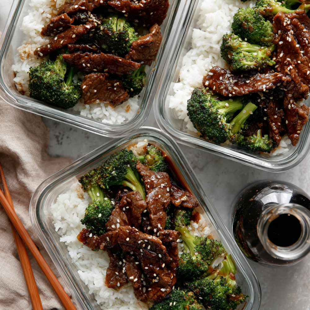 Crockpot Beef and Broccoli-meal prep