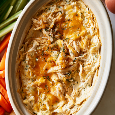 Crockpot Buffalo Chicken Dip