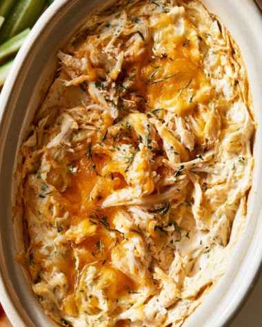 Crockpot Buffalo Chicken Dip