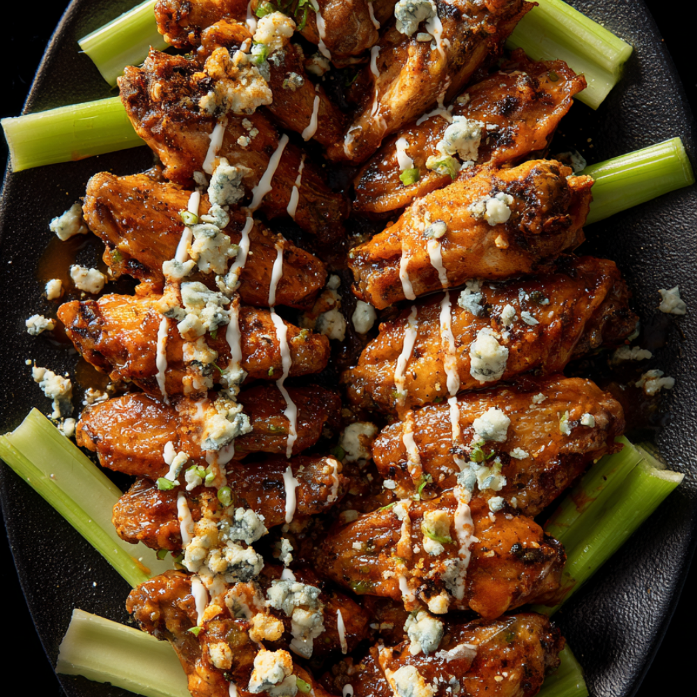Crockpot Buffalo Chicken Wings Party Food