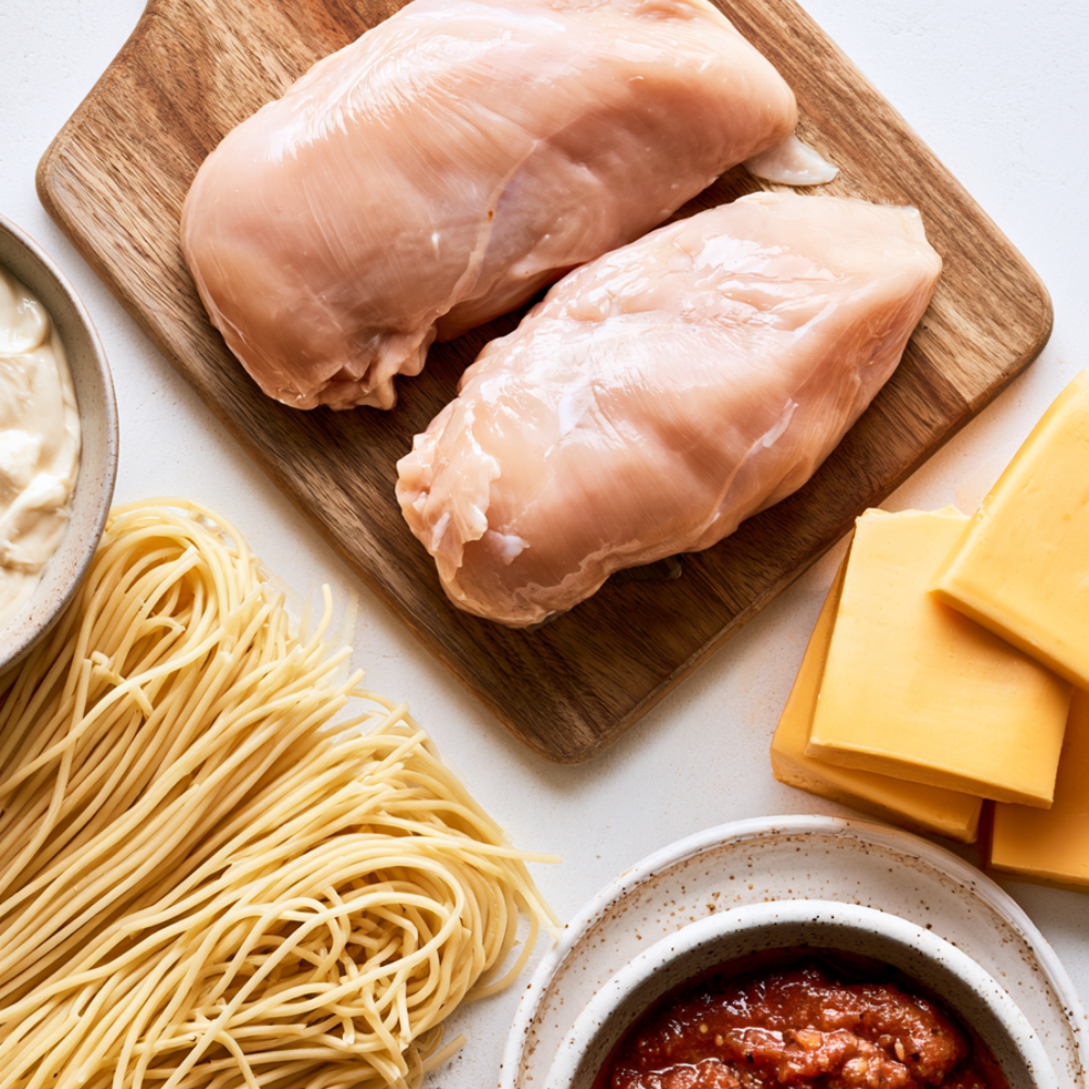 Crockpot Chicken Spaghetti-ingredients