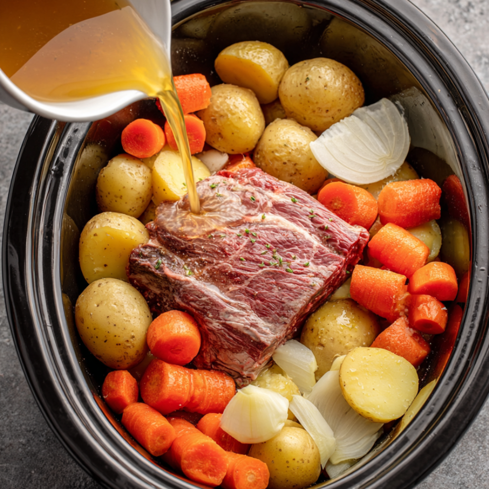 Beef Chuck Roast Crockpot Recipe-before cooking