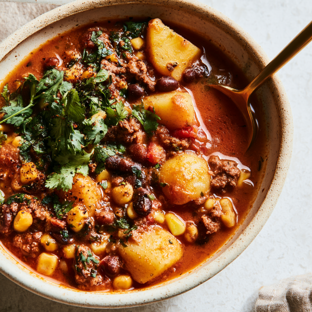 Crockpot Cowboy Soup-bowl