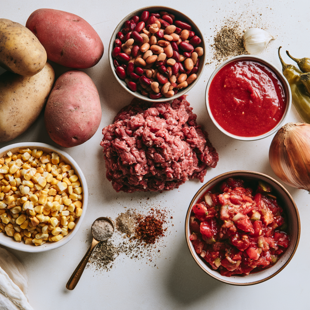 Crockpot Cowboy Soup-ingredients