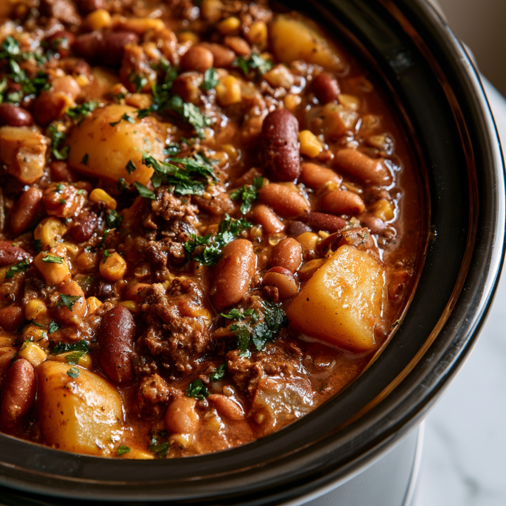Crockpot Cowboy Soup-slow cooker
