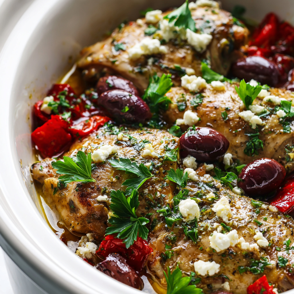 Crockpot Greek Chicken
