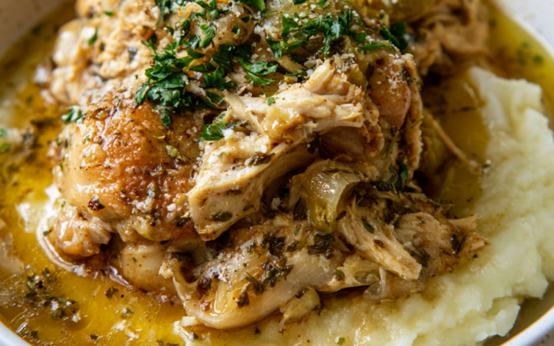 Crockpot Italian Chicken serving suggestions