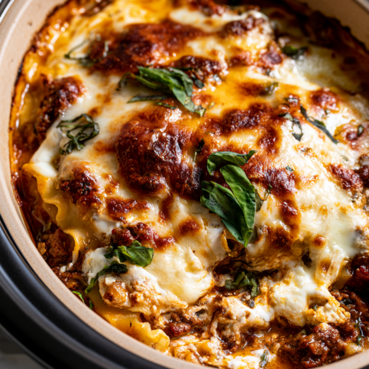 Crockpot Lasagna with Ricotta