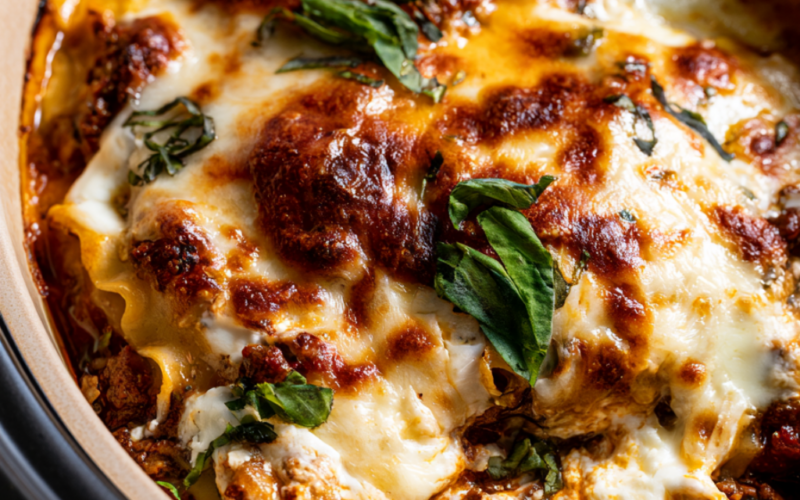 Crockpot Lasagna with Ricotta