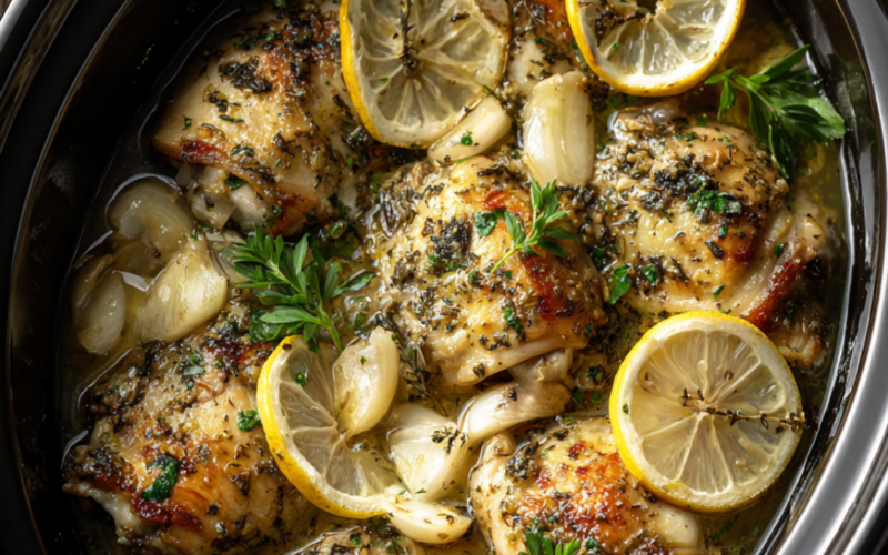 Crockpot Lemon Chicken