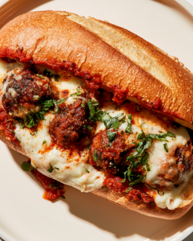 Crockpot Meatball Subs with toasted rolls