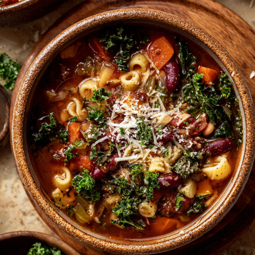 Crockpot Minestrone Soup variation