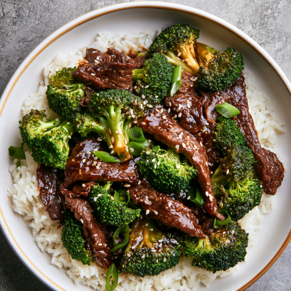 Crockpot Mongolian Beef and Broccoli