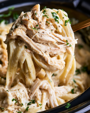 Crockpot Olive Garden Chicken Pasta-slow cooker