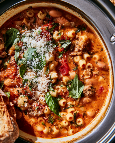 Crockpot Pasta Fagioli Soup