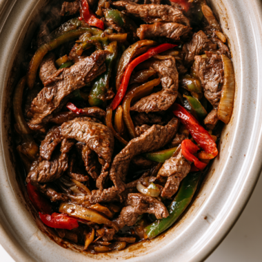Crockpot Pepper Steak