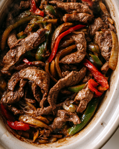 Crockpot Pepper Steak