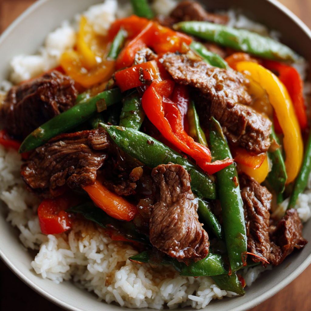 Crockpot Pepper Steak - Variation