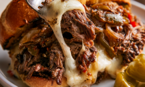 Crockpot Philly Cheesesteak Recipe-sandwiches