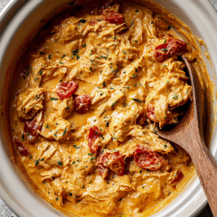 Crockpot Queso Chicken