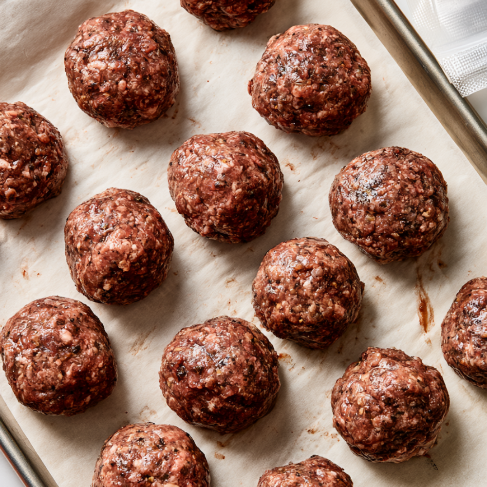 Crockpot Salisbury Meatballs-ground beef meatballs